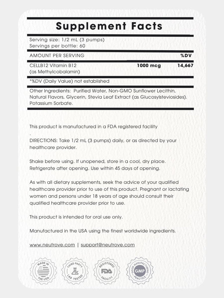 Liposomal Vitamin B12