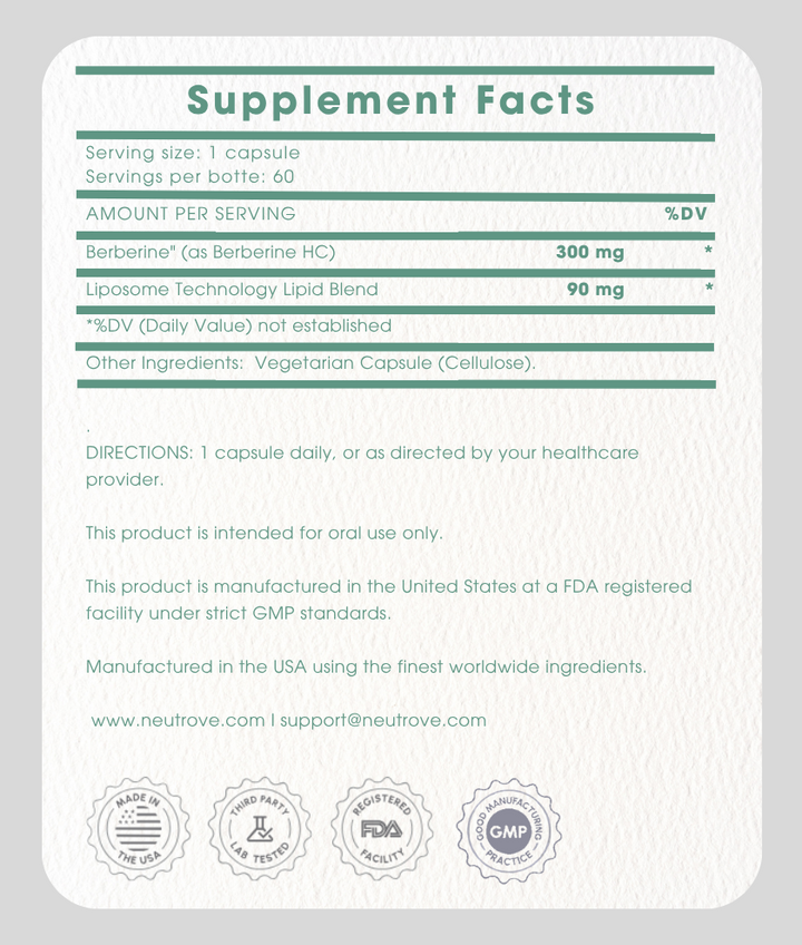 Liposomal Berberine