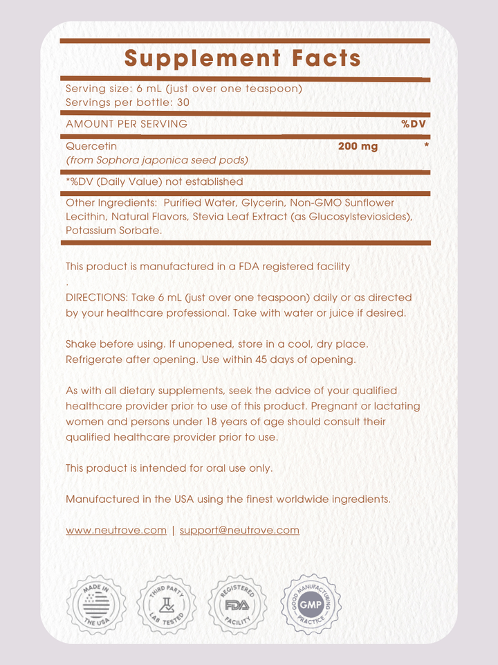 Liposomal Quercetin